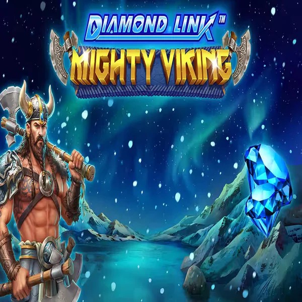 Diamond Link Mighty Viking online game logo by Greentube on rabbitreelscasino.com