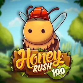 Honey Rush 100 by Play'n GO, showcased at rabbitreelscasino.com – game logo