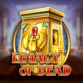 Logo of Legacy of Dead from Play'n GO at Rabbit Reel Casino