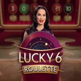 Lucky 6 Roulette logo – Live Casino by Pragmatic Play at Rabbit Reel Casino