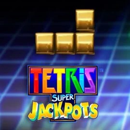 Tetris Super Jackpots game by WMS – logo hosted on Rabbit Reel Casino